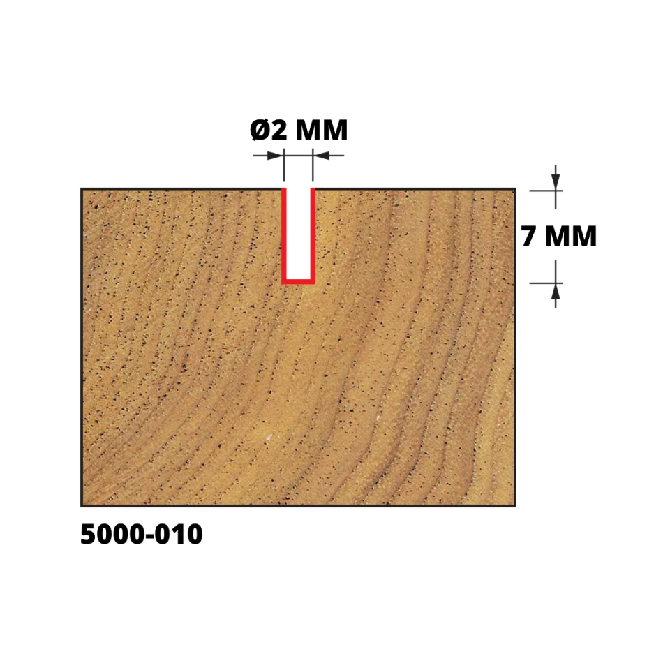 2 MM Z-2 HELİSEL MDF AHŞAP Karbür Freze