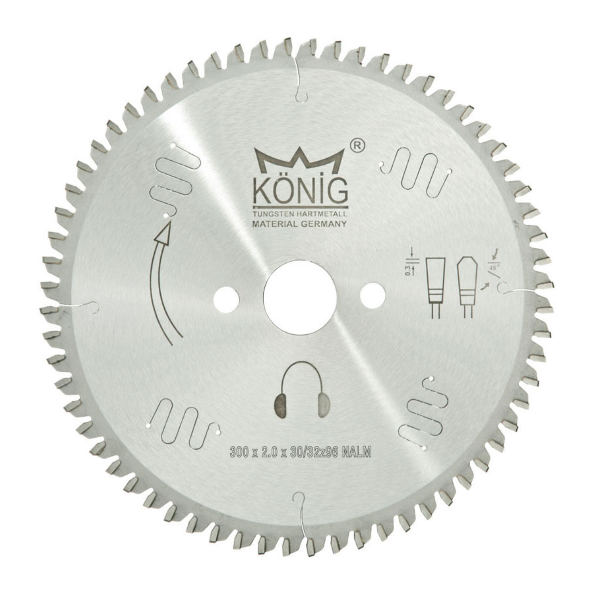 ALU PVC Testere 300 Z-96 König