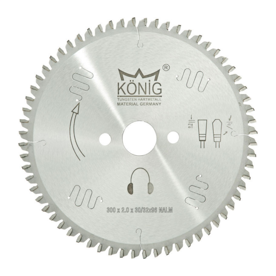 ALU PVC Testere 300 Z-96 König