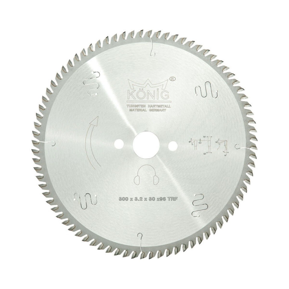 KÖNİG 300x3,2x30 Z96 MDF-LAM Daire Testere