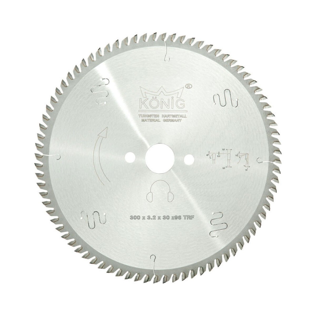 KÖNİG 300x3,2x30 Z96 MDF-LAM Daire Testere