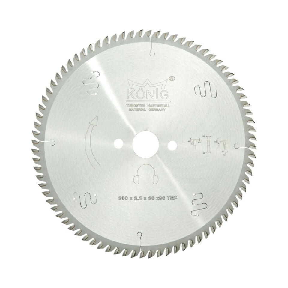 KÖNİG 300x3,2x30 Z96 MDF-LAM Daire Testere
