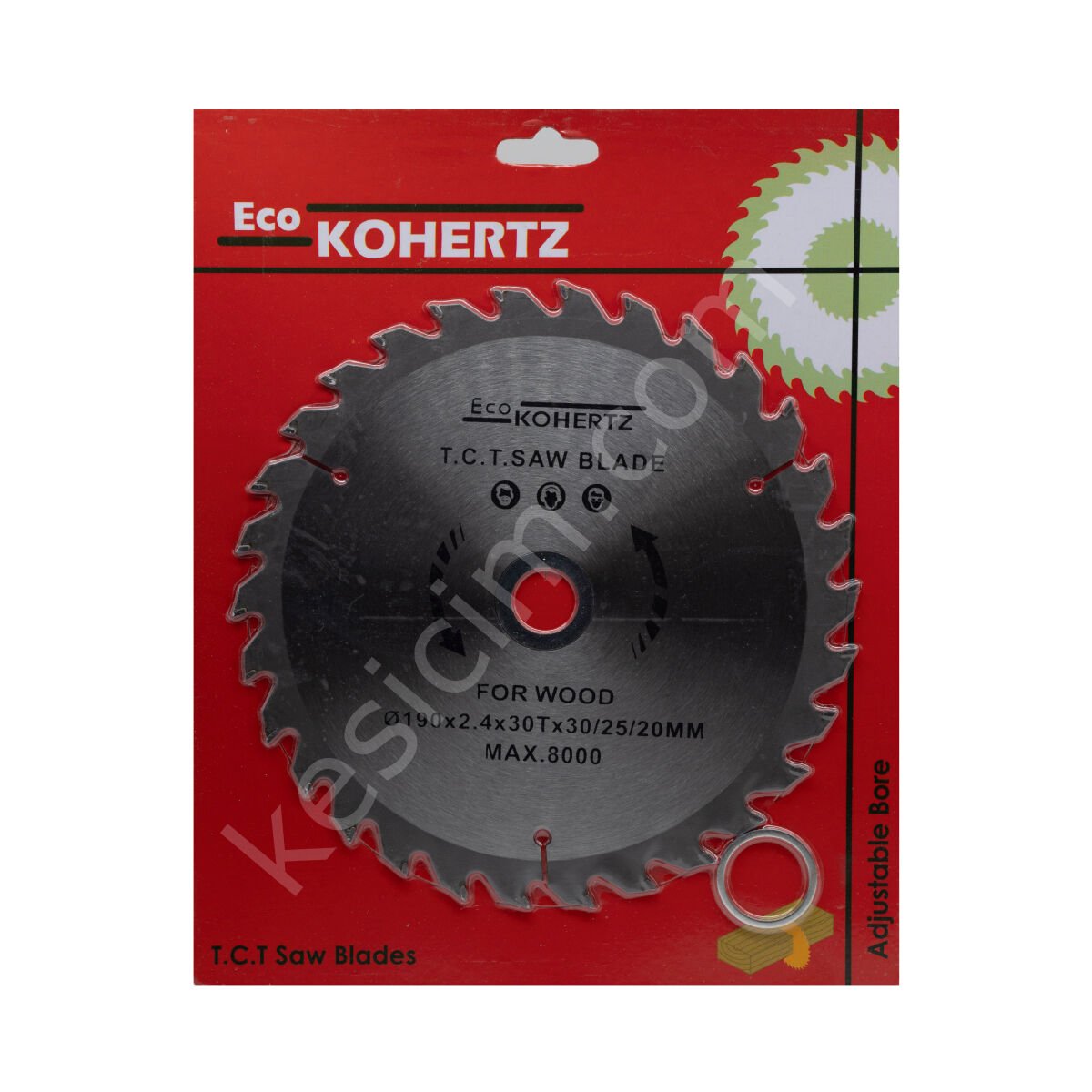 KOHERTZ 190x2,6x30/25/20 Z30 EKO Sunta Kesme Daire Testere