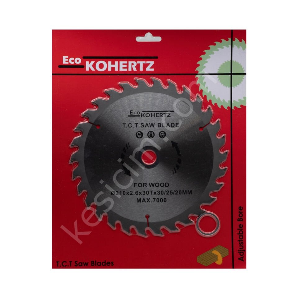 KOHERTZ 210x2,6x30/25/20 Z30 EKO Sunta Kesme Daire Testere