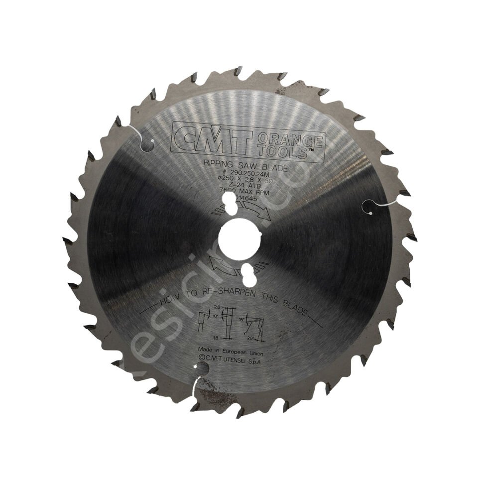 CMT 250x2,8x30 Z24 ATLAMALI HAM AĞAÇ Daire Testere