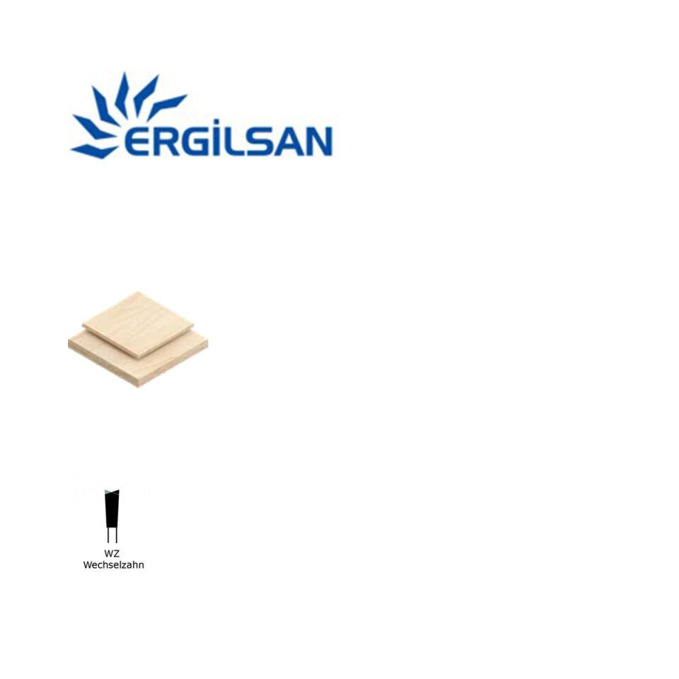 ERGİLSAN 250x3,2x70 Z24 Çoklu Dilme Daire Testere
