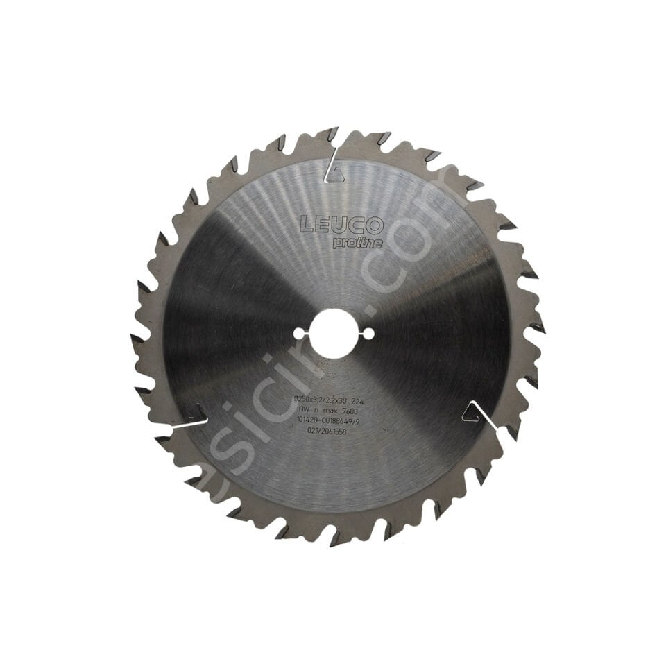 LEUCO 250x3,2x30 Z24 ATLAMALI HAM AĞAÇ Daire Testere