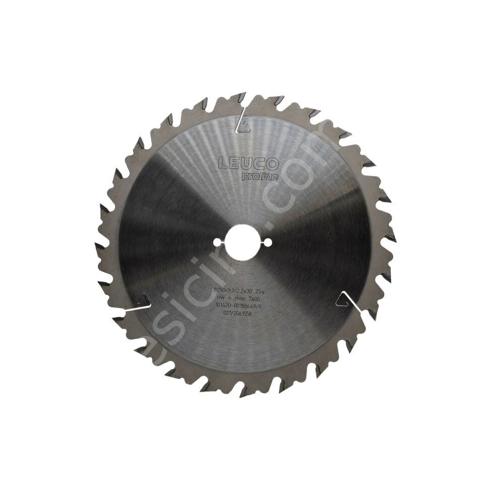 LEUCO 250x3,2x30 Z24 ATLAMALI HAM AĞAÇ Daire Testere