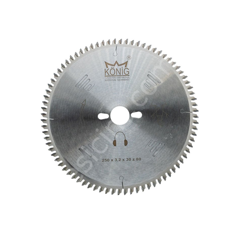 KÖNİG 250x3,2x30 Z80 KURTAĞZI MDF LAM Daire Testere
