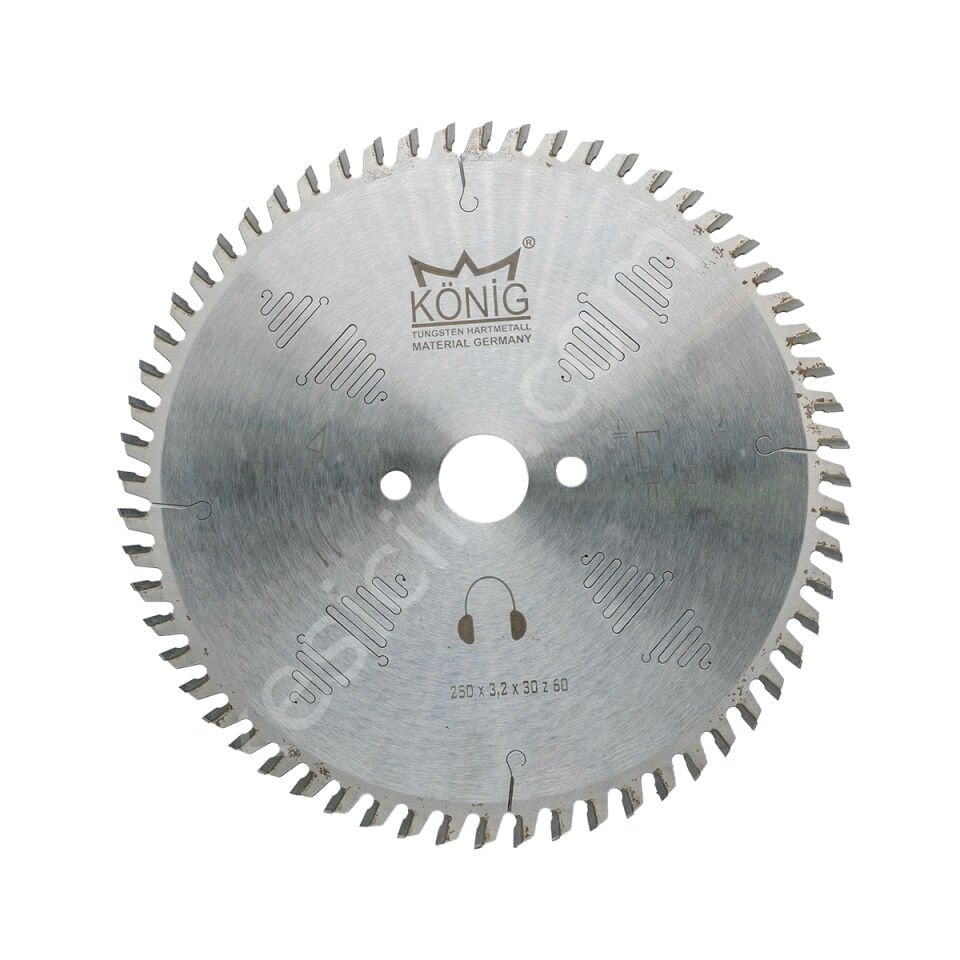 KÖNİG 250x3,2x30 Z60 MDF LAM Daire Testere