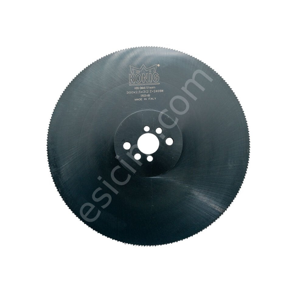 KÖNİG 300x2,5x32 Z240 HSS Sulu Kesim Daire Testere