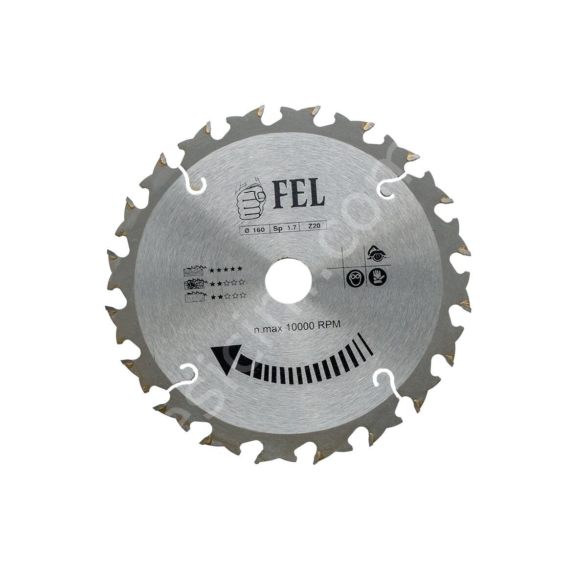 FEL 160x1,7x20 Z20 AĞAÇ SUNTA Daire Testere