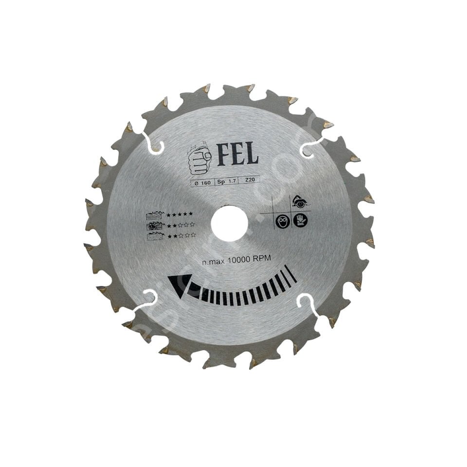 FEL 160x1,7x20 Z20 AĞAÇ SUNTA Daire Testere
