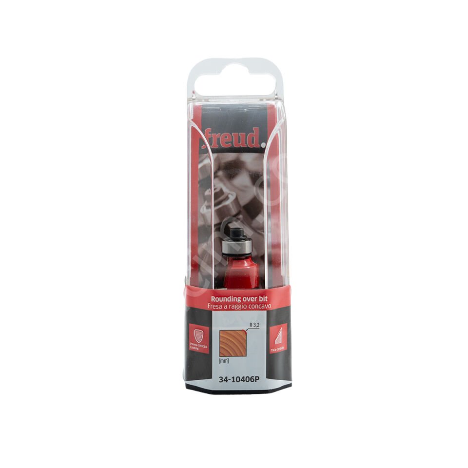 FREUD 30-10406P R-9,53 Rulmanlı Ters Balık Sırtı Freze Bıçak