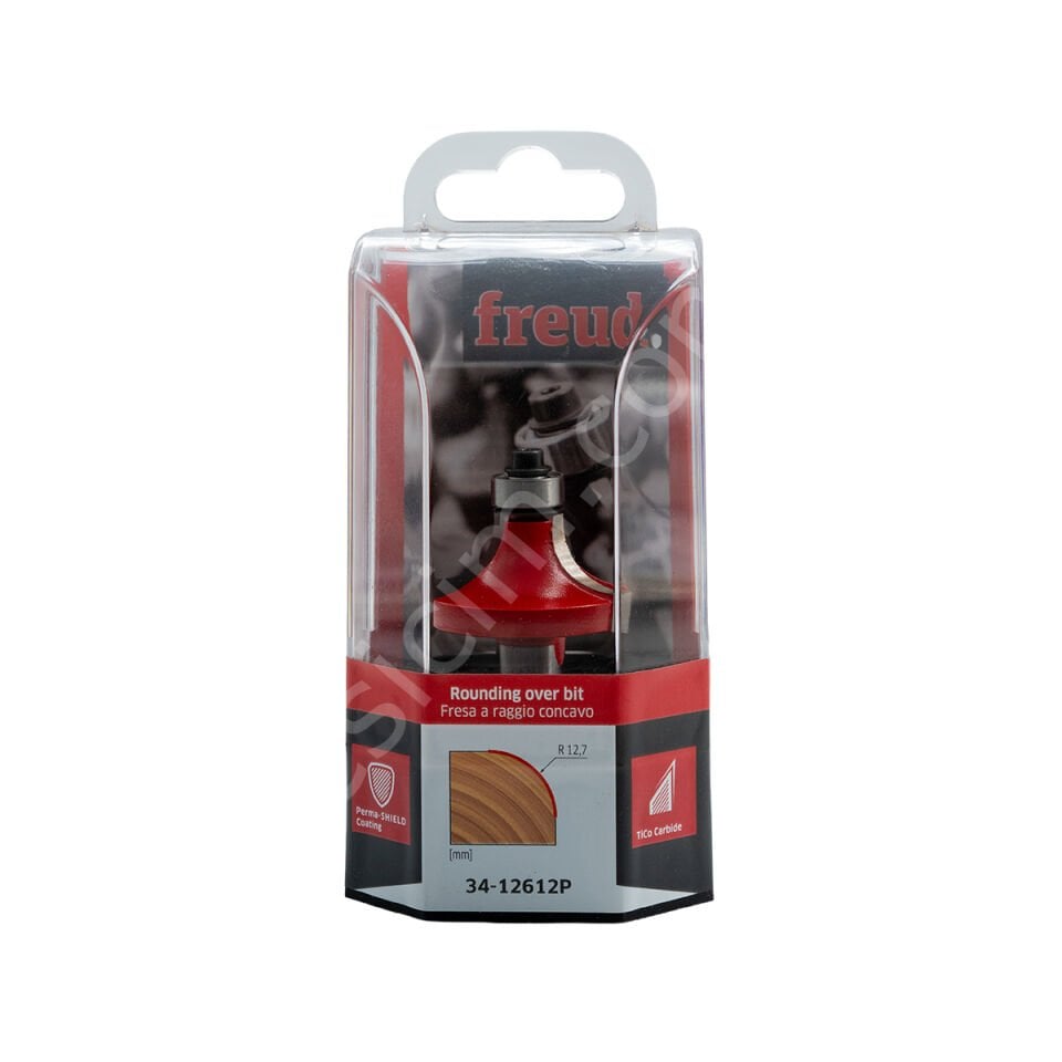 FREUD 34-12612P R-12,7 Rulmanlı Balık Sırtı Freze Bıçak