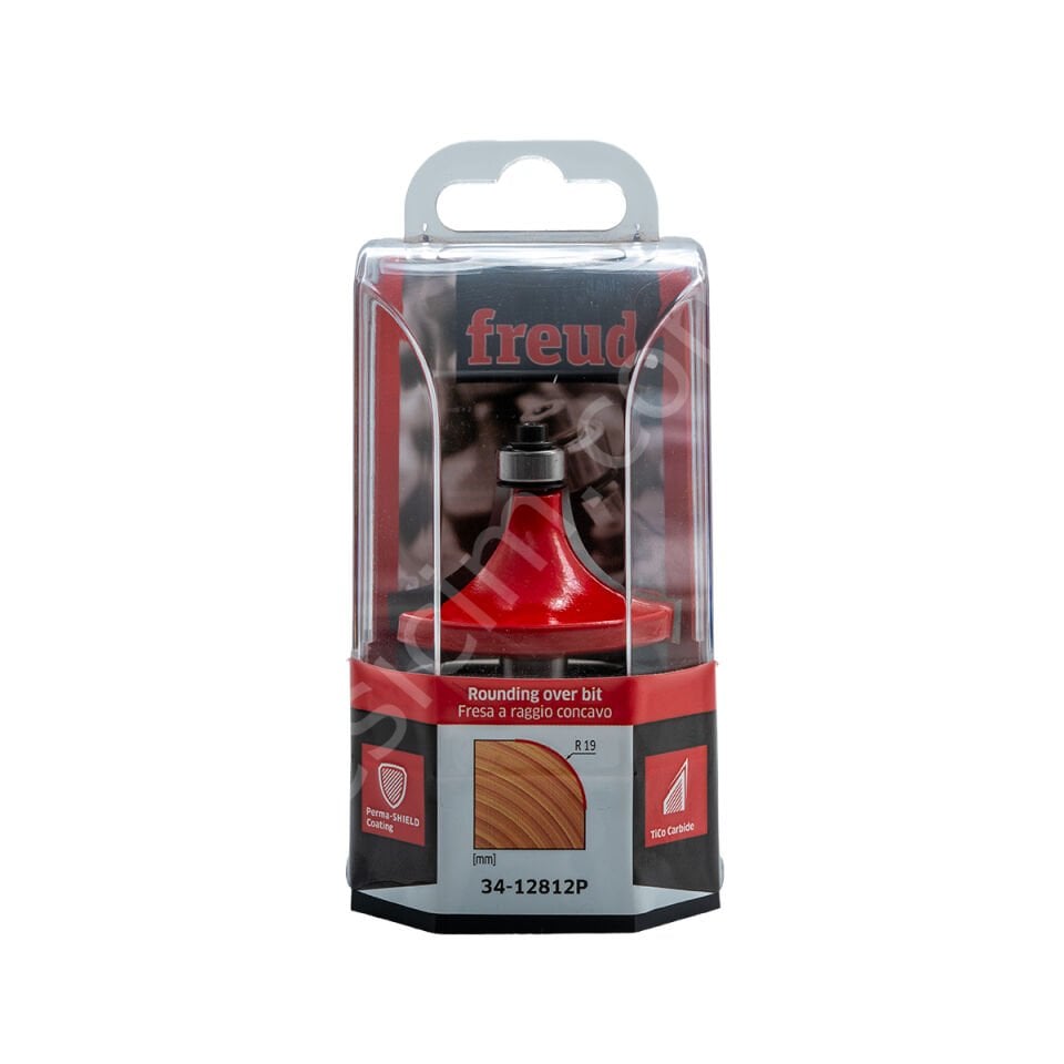 FREUD 34-12812P R-19 Rulmanlı Balık Sırtı Freze Bıçak